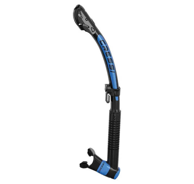 Cressi Itaca Ultra-Dry Snorkel – Splash-Resistant Top Valve Design 1