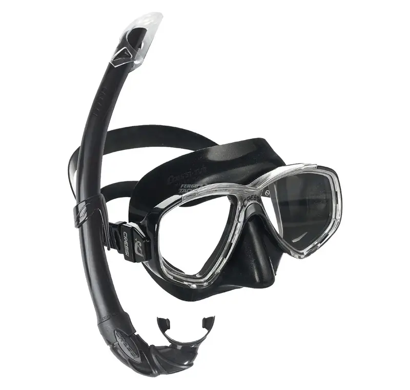 Cressi Perla Mare Snorkeling Mask & Snorkel Set 1