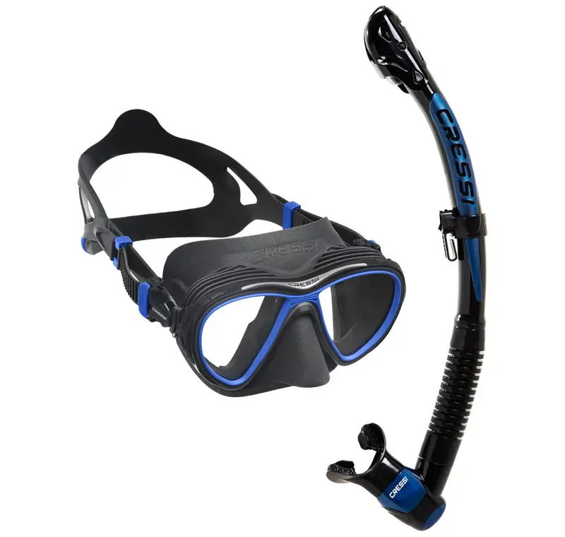 Cressi Quantum + Itaca Ultra-Dry Snorkel Mask Combo 1