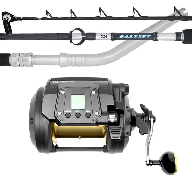 Daiwa 22 Tanacom 1200 Saltist 64Ht Electric Fishing Combo 1
