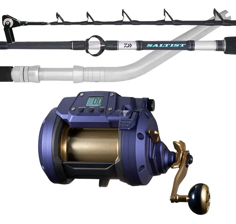 Daiwa 23 Seapower 1200 Saltist 64Ht Electric Fishing Combo 1