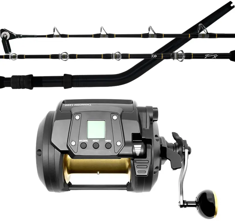 Daiwa 23 Tanacom 800 X 54Xht Electric Rod And Reel Kit 1