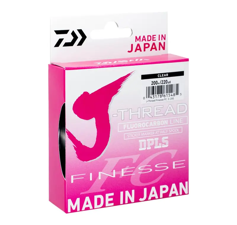 Daiwa J-Thread Finesse Fluorocarbon Line – 200M Spool For Delicate Presentations 1