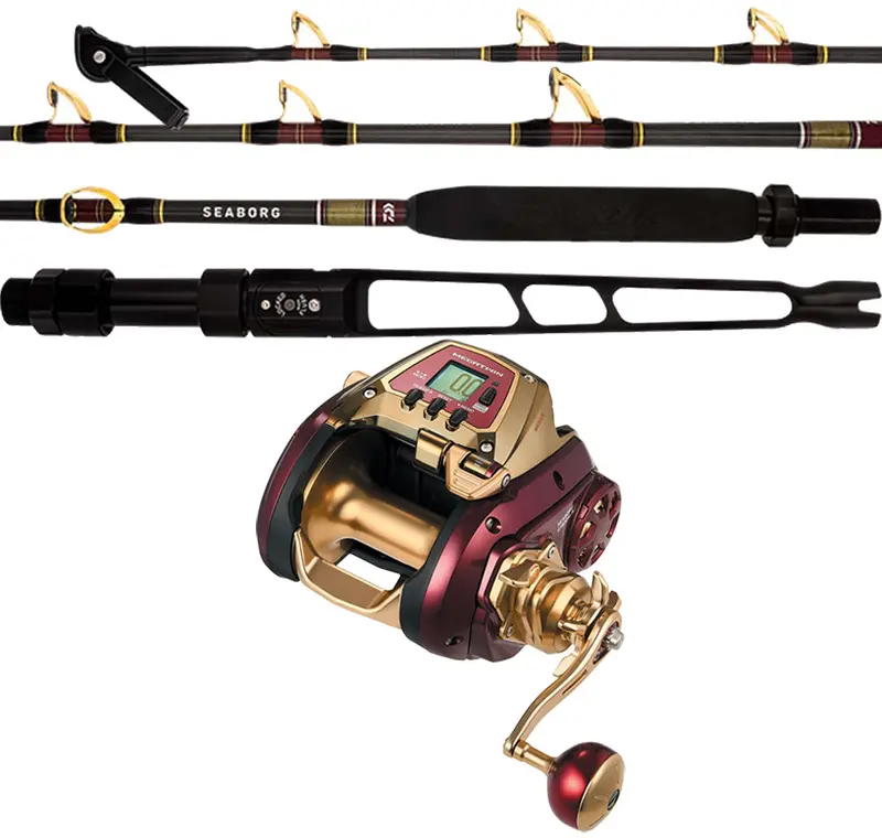 Daiwa Seaborg G1800M-Rj + 60Xhfd Rod Combo – Offshore Electric Setup 1