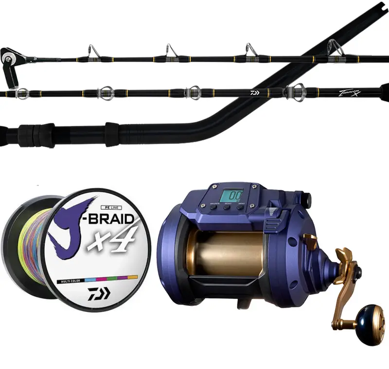 Daiwa Seapower 1200 Tanacom X 54Xhst Electric Combo – Includes Fishing Line 1