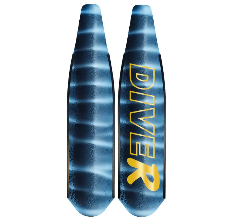 Diver Carbon V2 Stripe Marlin Fin Blades – High-Performance Dive Fins 1