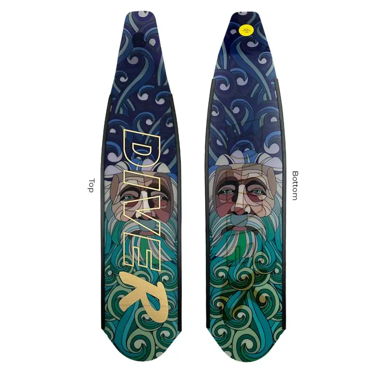 Diver Composite Blue Neptune Fin Blades 1