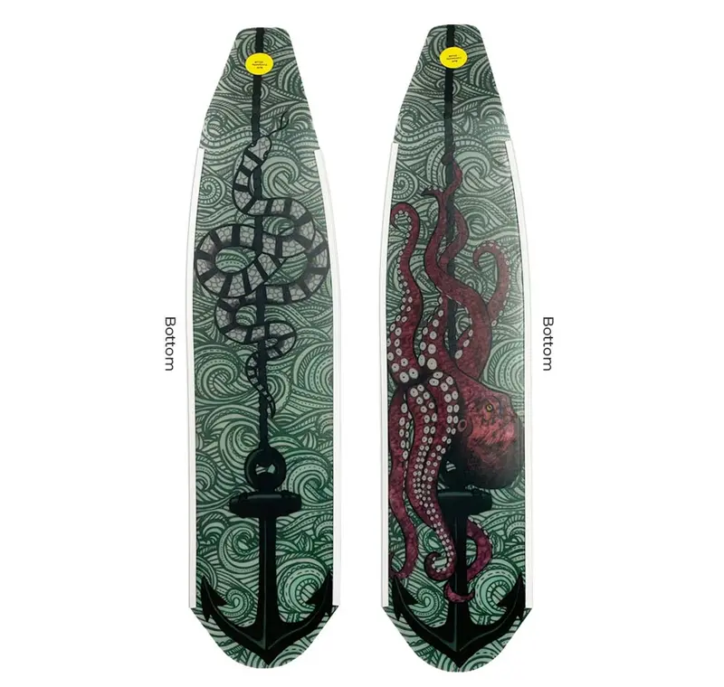 Diver Composite Octopus Anchor Fins – White Rails 1