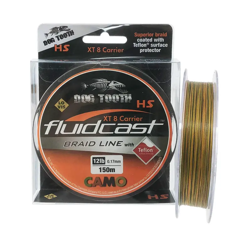 Dog Tooth Fluidcast X8 Camo Braid – 150M 1