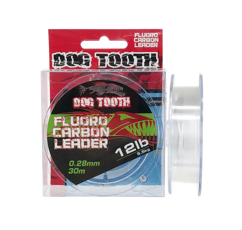 Dog Tooth Fluorocarbon Leader Material – Abrasion-Resistant 1