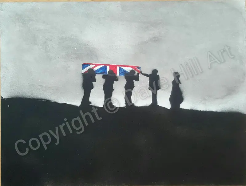 Dramatic Historical Painting: 'Darkest Day' 1