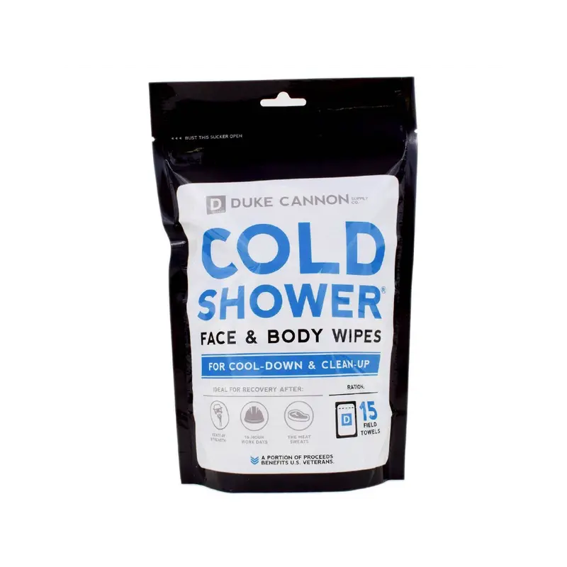 Duke Cannon Cold Shower Towels – 15-Pack Cooling Microfiber Field Towels 1