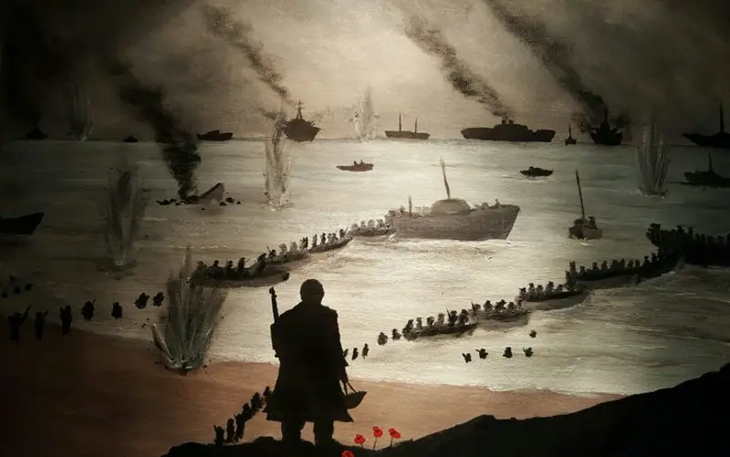 Dunkirk Evacuation Tribute Painting – 'Remembering Dunkirk' 1