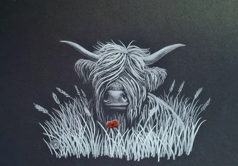 Eddy Coo – Original Polychromo Drawing 1