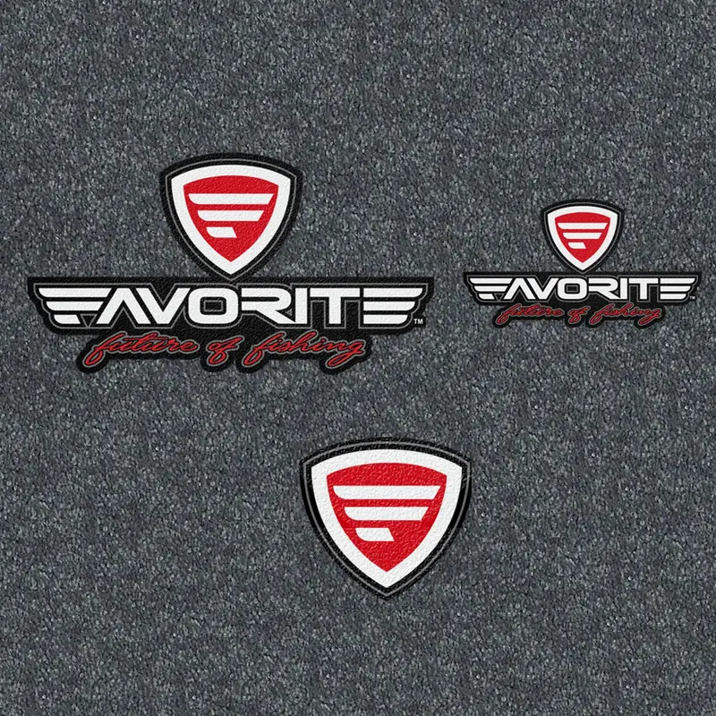 Favorite Logo Boat Carpet Decal – Adhesive Marine Vinyl 1