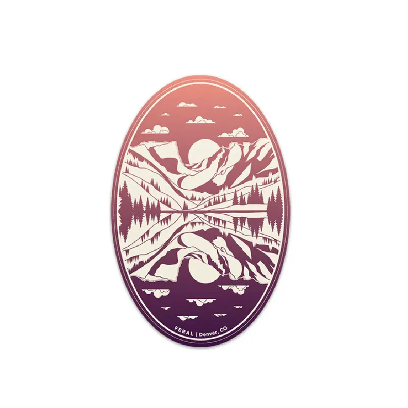 Feral Rocky Mountain National Park Rose Sticker – Botanical Park Tribute 1