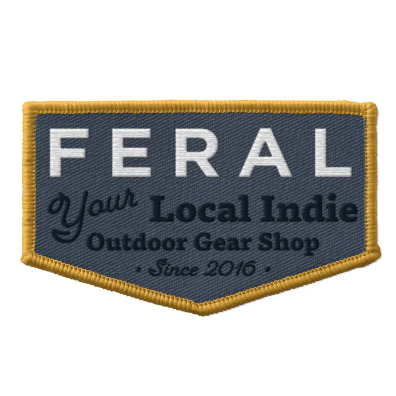 Feral ‘Your Shop’ Embroidered Patch – Outdoor Brand Identity 1