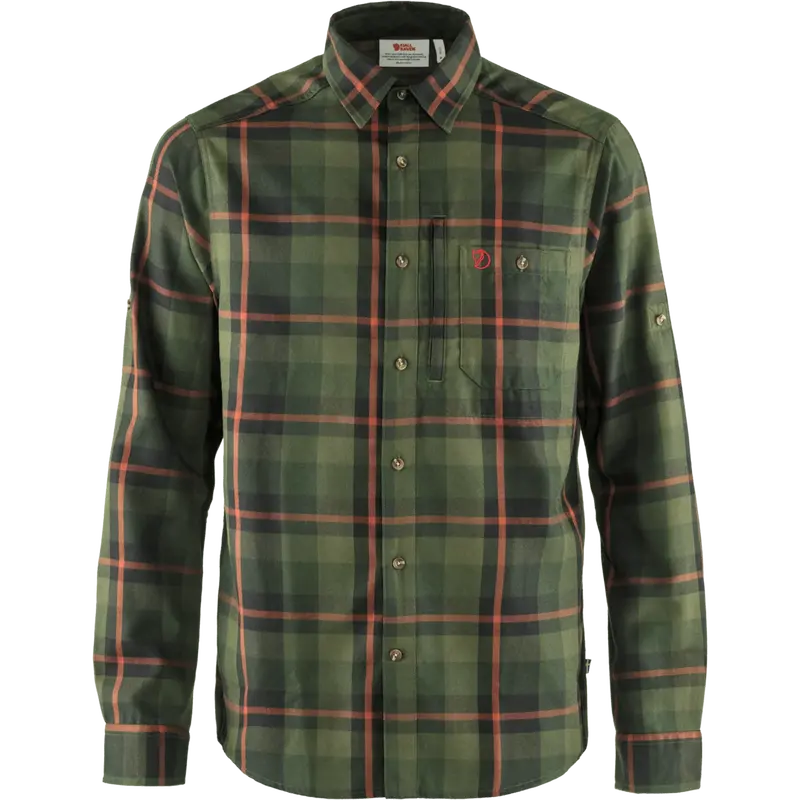 Fjällräven Fjällglim Long-Sleeve Shirt – Men’S Sustainable Wool-Blend Hiking Top 1