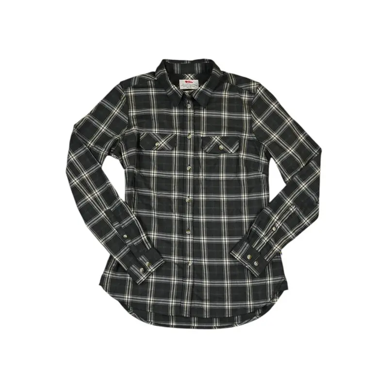 Fjällräven Women'S Green Stretch Flannel Shirt – Size S (Pre-Owned) 1