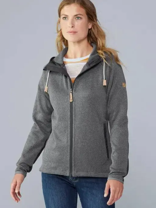 Fjällräven Women'S Övik Fleece Hooded Sweatshirt 1