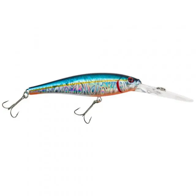 Flicker Minnow Crankbait – 1/4-Ounce, 3-Inch (7.5-Centimeter), Eight-Pack, Slim Baits Profile, Model Ffmn7D-Slba 1