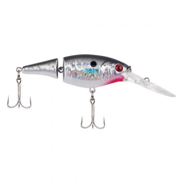 Flicker Shad Articulated Crankbait – 1/3 Oz, 2.75 In (7 Cm), 6-Unit Set, 7–9 Ft (2.1–2.7 M) 1