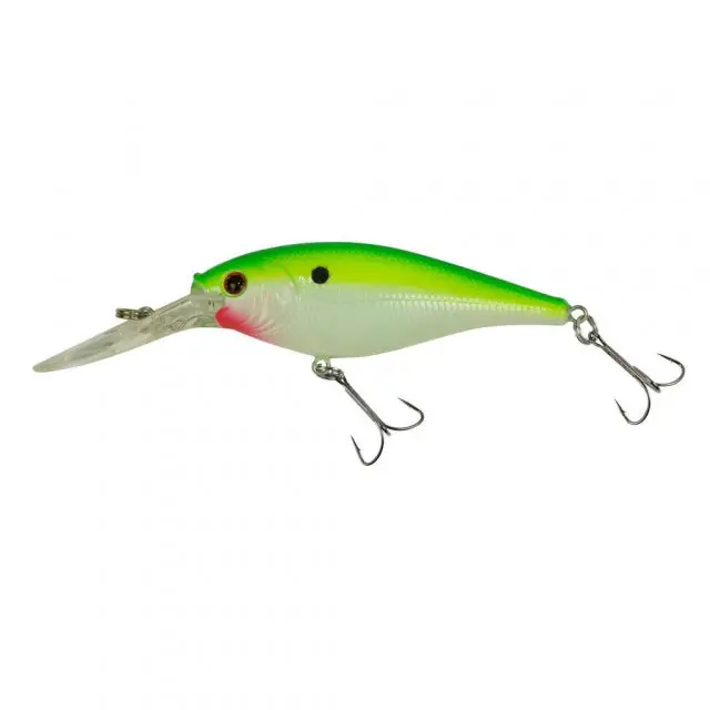 Flicker Shad Hard Bait – 1/2-Ounce, 3.5-Inch (9-Centimeter), Four-Pack, Crawpup Red Pattern, Model Ffsh9M-Cpr 1