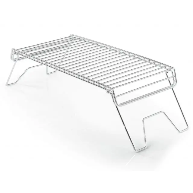 Foldable Campfire Grill With Adjustable Legs 1