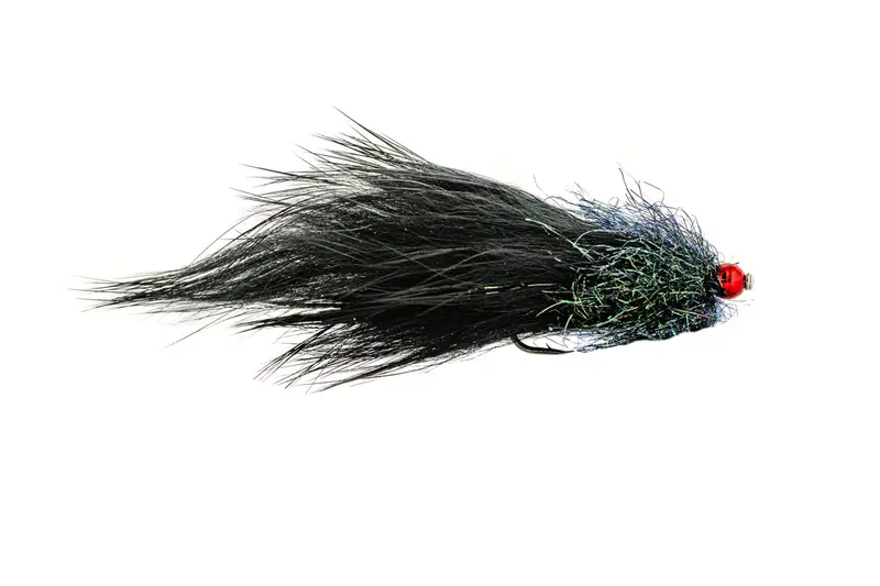 Fulling Mill Balanced Squirrel Leech Fly – Black, 3-Pack 1