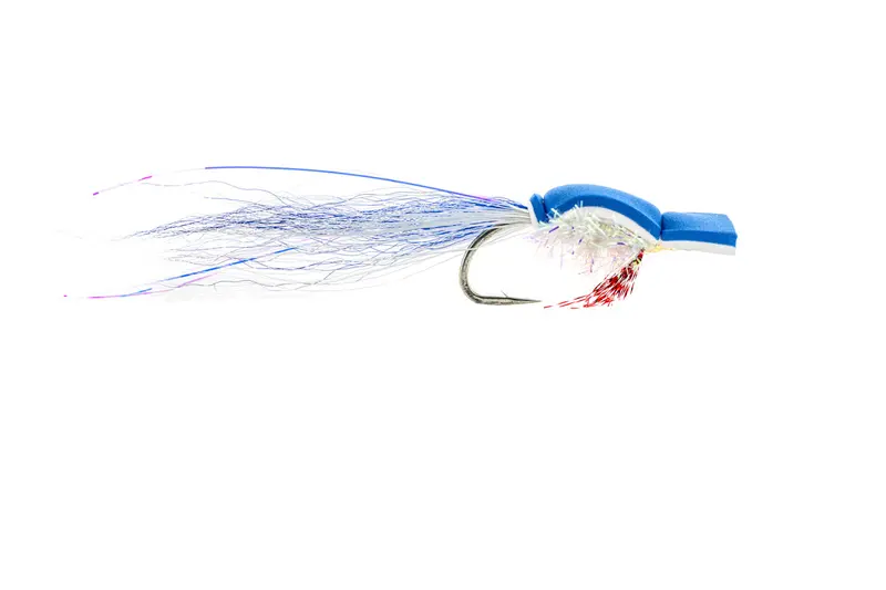 Fulling Mill Gurgler Fly – Blue And White Combination (3-Pack) 1