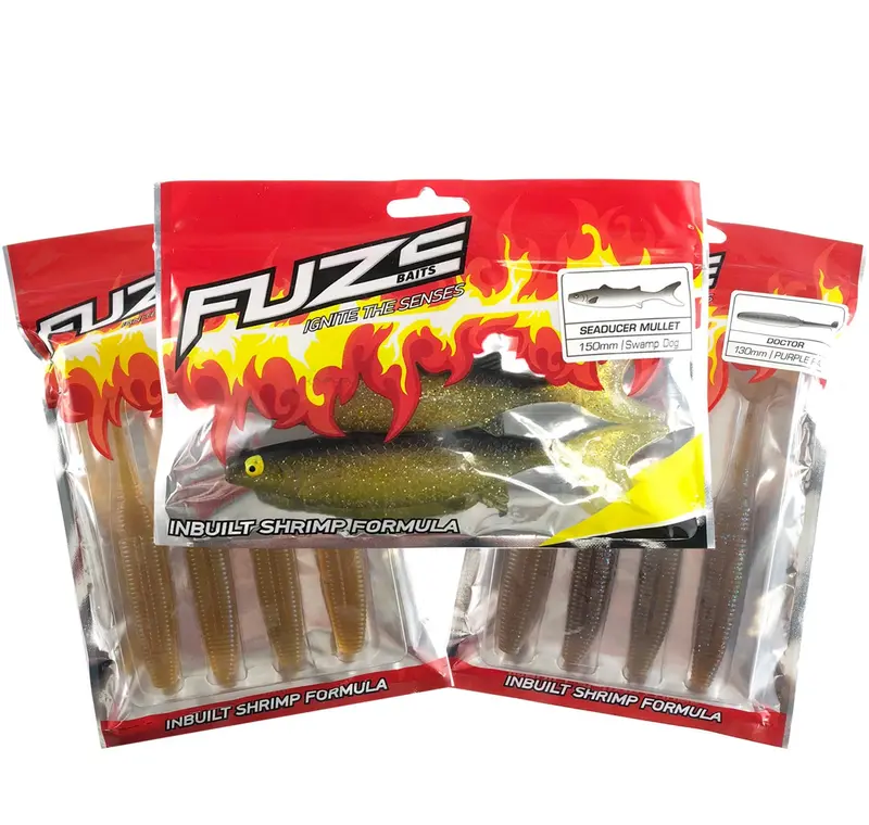 Fuze Cod-Fishing Soft Plastic Bait Pack 1