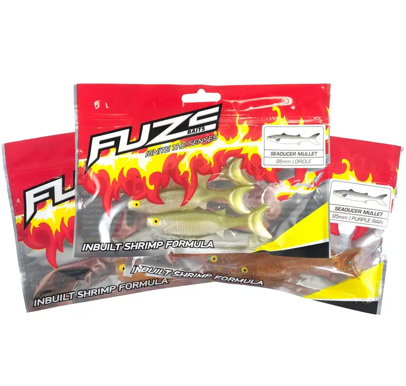 Fuze Jewfish Soft Plastic Bait Pack 1