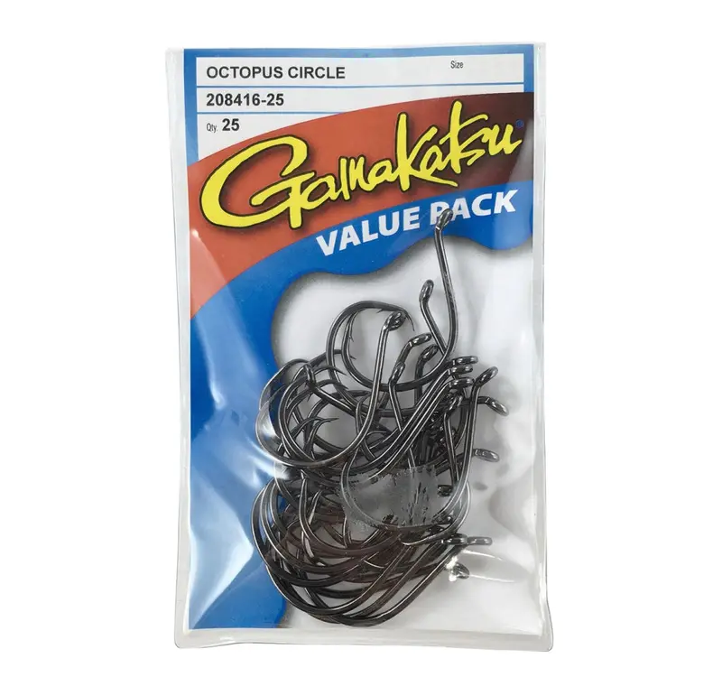 Gamakatsu Octopus Circle Hooks – 25-Unit Saltwater-Focused Pack