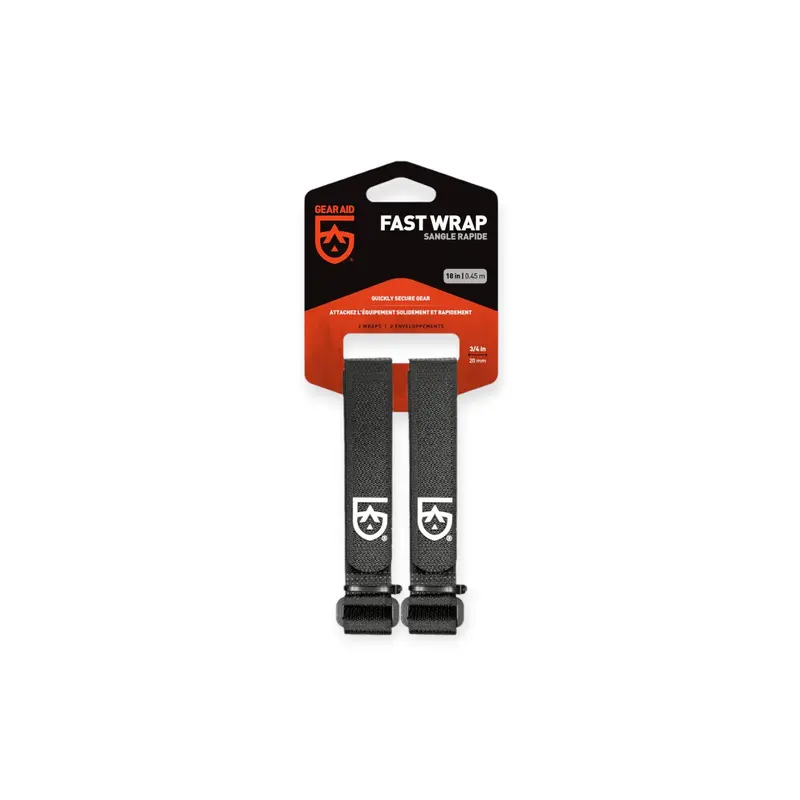 Gear Aid Fast Wrap Tape – 3/4-Inch Width, 18-Inch Length, Black 1