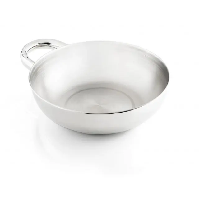 Glacier Stainless Handle Bowl – Compact & Heat-Resistant 1