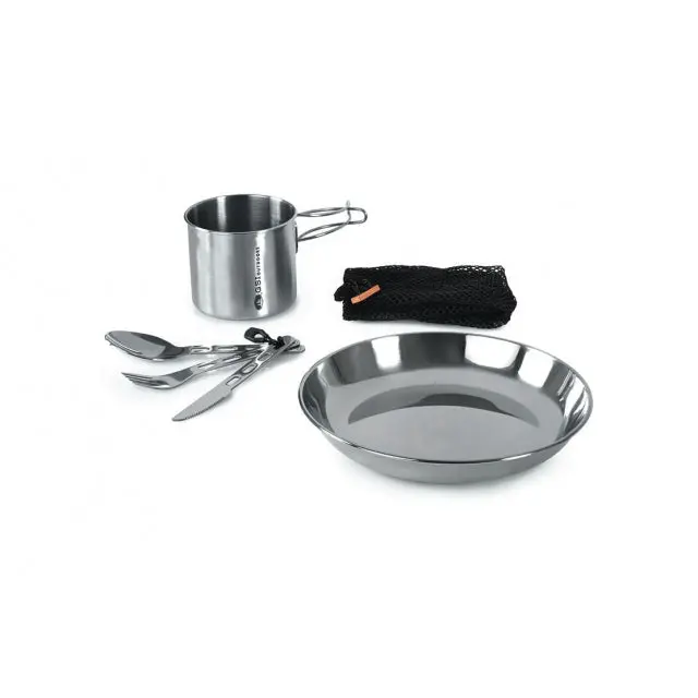 Glacier Stainless Solo Cookware Set – 1-Person Lightweight Backcountry Kit 1