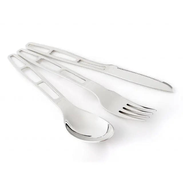 Glacier Stainless Three-Piece Utensil Set – Lightweight Cutlery 1