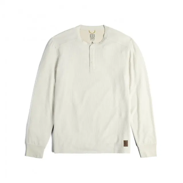 Global Waffle-Knit Henley Shirt – Men’S 1