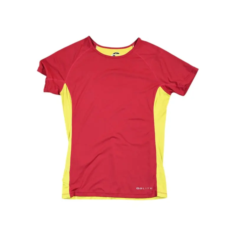 Golite Active Short-Sleeve Shirt For Women – Pink & Yellow Blend, Size M (Pre-Owned) 1