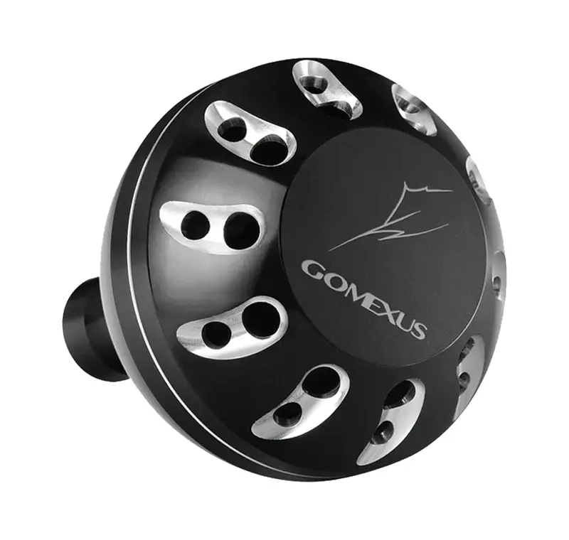 Gomexus Anodized Black & Silver Cnc Power Knob – 35Mm 1