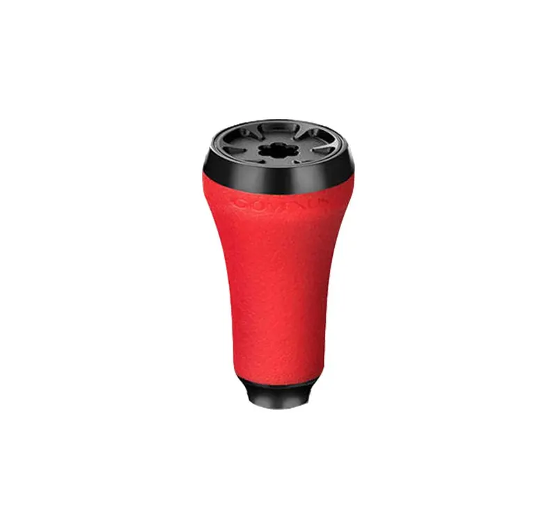Gomexus Tpe Mini Touch Reel Knob – 20Mm, Black & Red 1