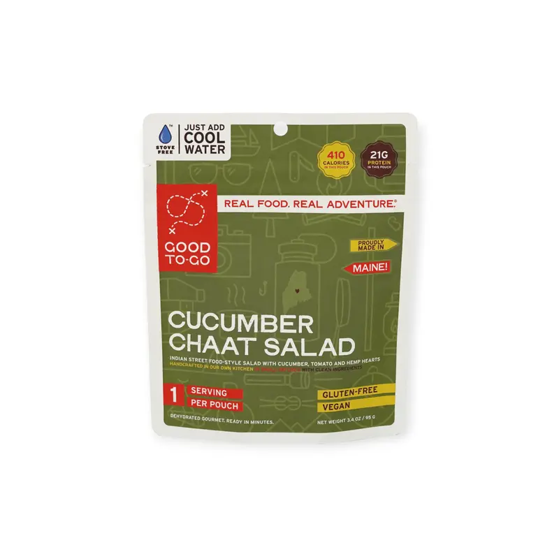 Good To-Go Cucumber Chaat Salad – Refreshing Stove-Free Trailside Dish 1