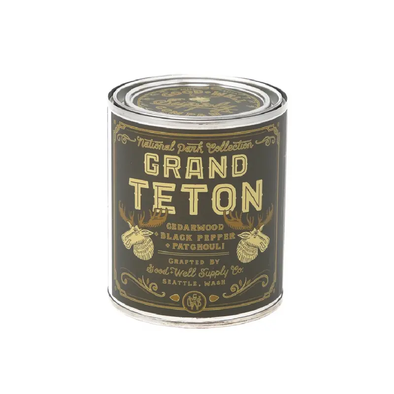 Good & Well Supply Co. Grand Teton National Park Candle – 8 Oz Artisan Soy Wax 1