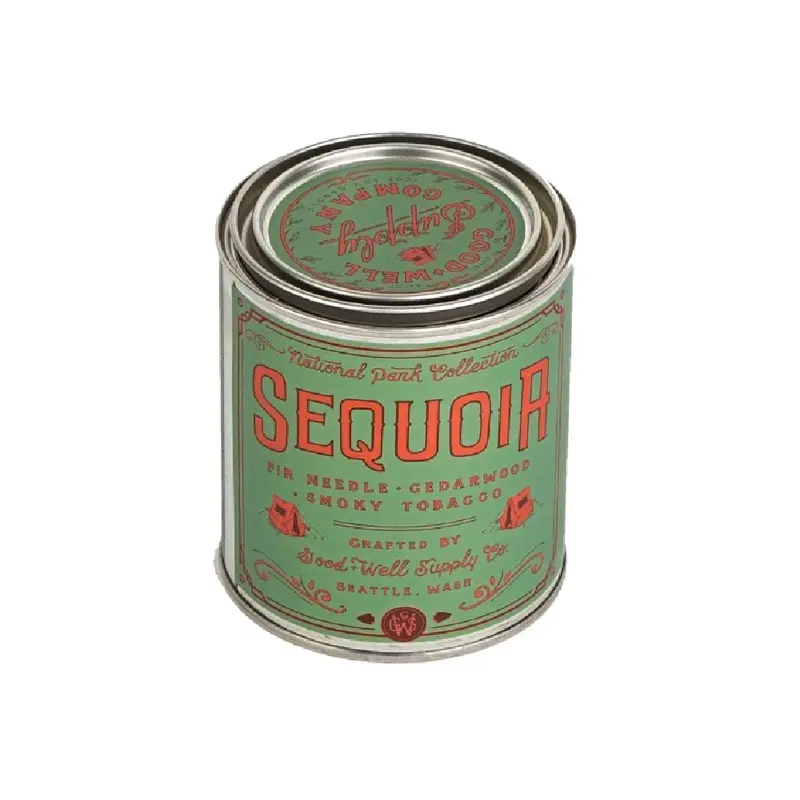 Good & Well Supply Co. Sequoia National Park Candle – 8 Oz Artisan Soy Wax 1