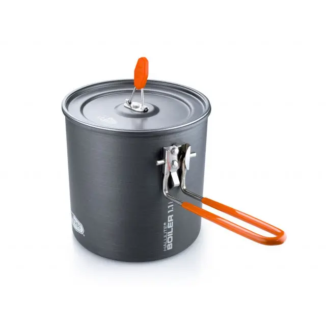 Halulite Ultralight Backpacking Boiler – 1.1 Liter Hard-Anodized Aluminum Pot 1