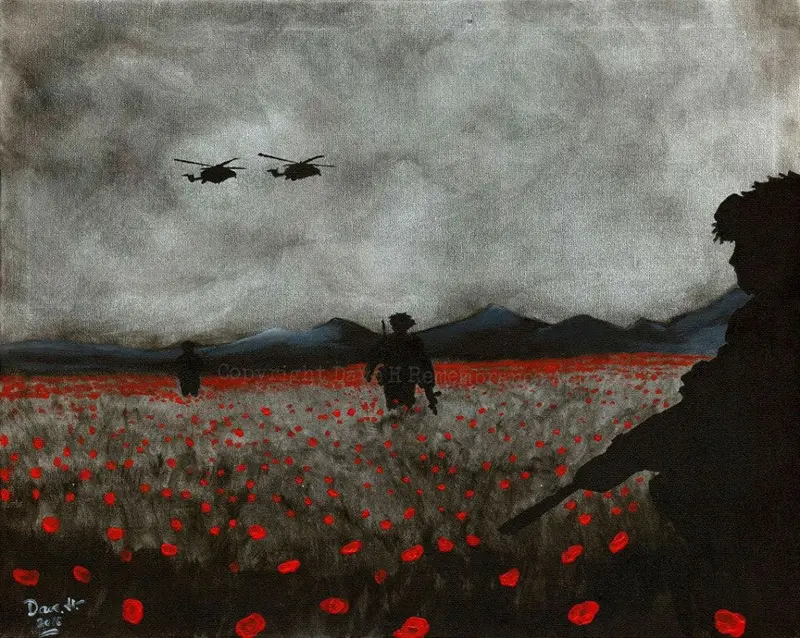 Hand-Painted Lynx Patrol Artwork 1