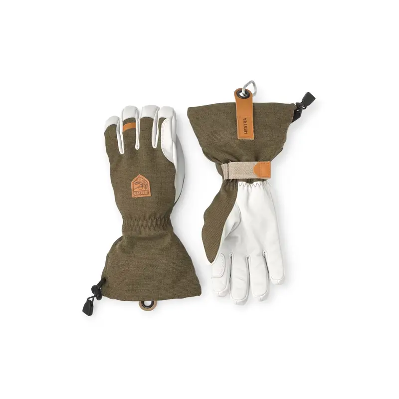 Hestra Army Leather Patrol Gauntlet Gloves – Reinforced Outdoor Workwear Style 1