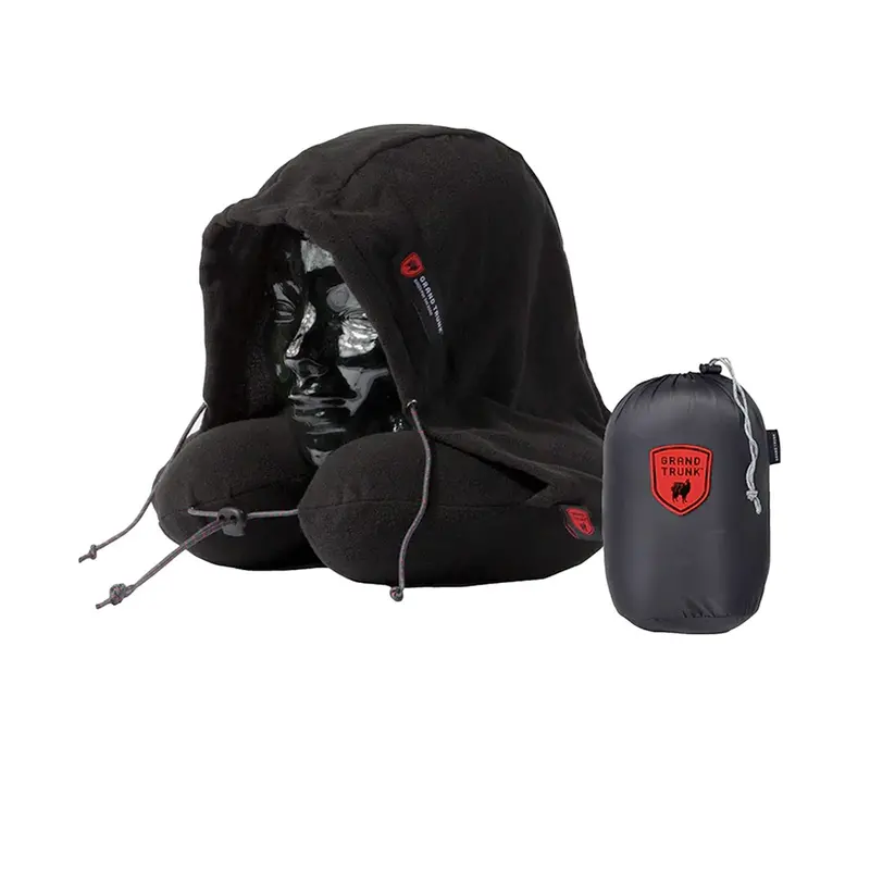 Hooded Memory Foam Neck Pillow For Travel 1