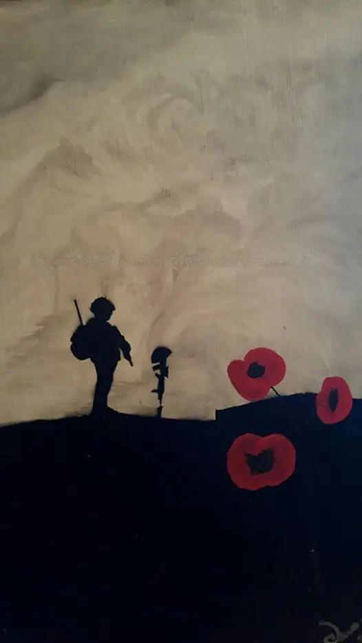 Hopeful Memorial Painting: 'Never Lonely' 1
