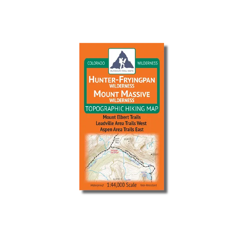 Hunter-Fryingpan And Mount Massive Wilderness Map 1